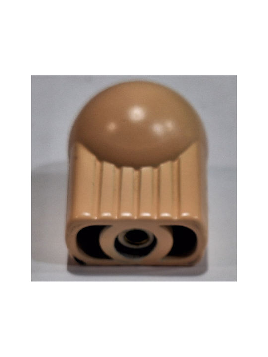 Italian Furniture Knob Eureka 0106-som1 Satin Plastic Diameter 21
