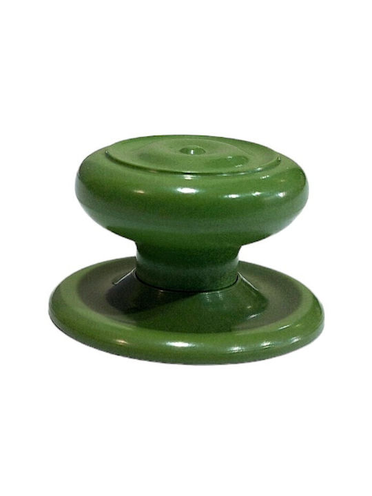 Italian Furniture Knob Eureka 11054-000-pla1 Green Plastic Diameter 30