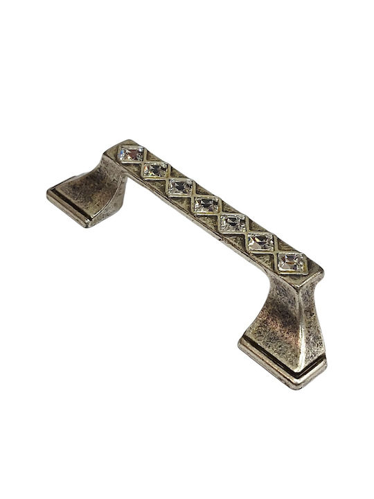 Italian Handle Swarovski Euro-fer 0127-096-swa1 Diameter 9.6cm