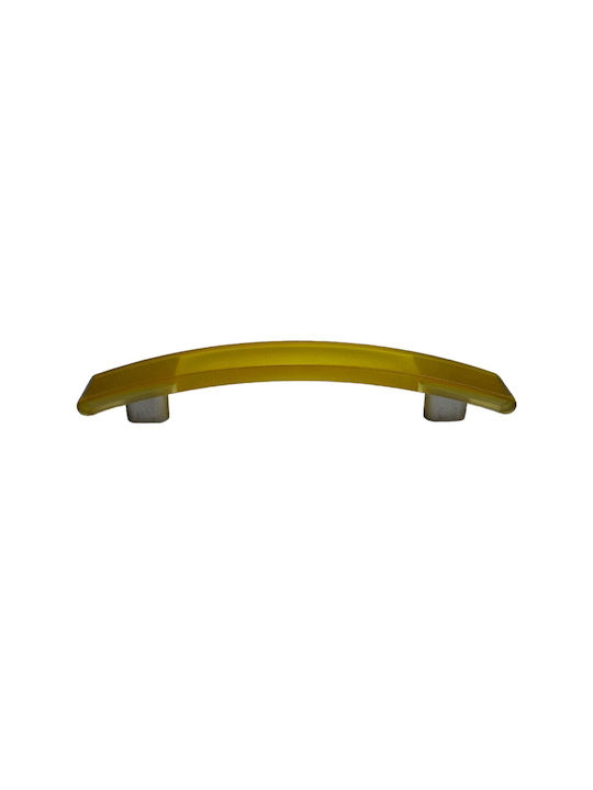 Ιταλική Λαβή Επίπλου Eureka 0738-096-kit1 Κιτρινο Διάσταση 9,6cm