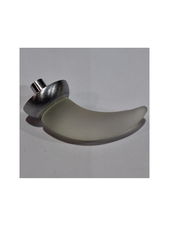 Italienischer Möbelgriff Steel-nova 7006-10c1 Murano Kristall Maße 20×20×35 Mm