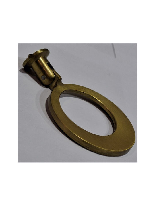 Handmade Brass Furniture Knob Omp Porro 10612-oro1 Gold Matte Diameter 45