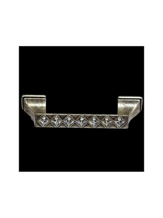 Italian Handle Swarovski Euro-fer 0127-096-swa1 Diameter 9.6cm
