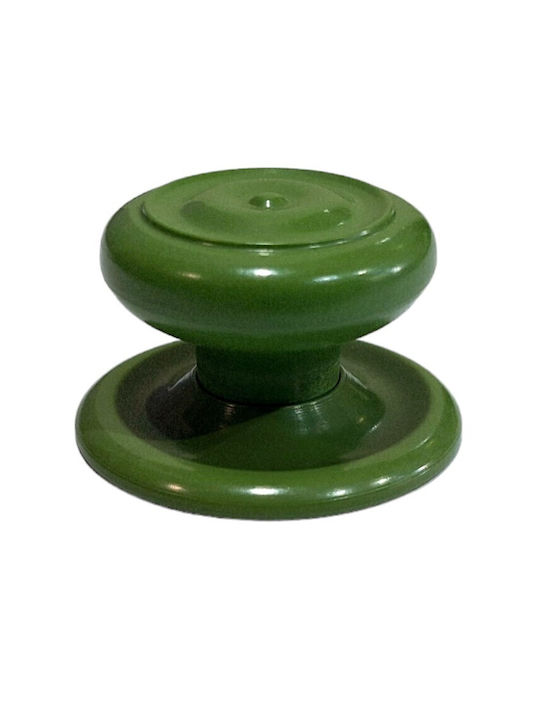 Italian Furniture Knob Eureka 11054-000-pla1 Green Plastic Diameter 30