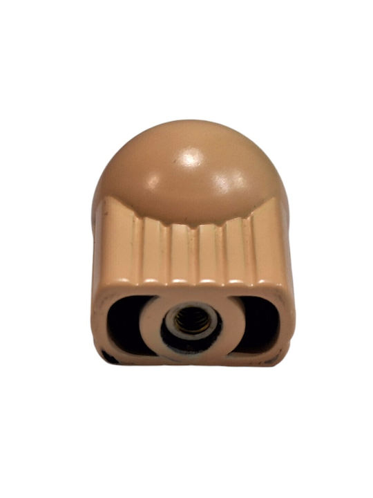 Italian Furniture Knob Eureka 0106-som1 Satin Plastic Diameter 21