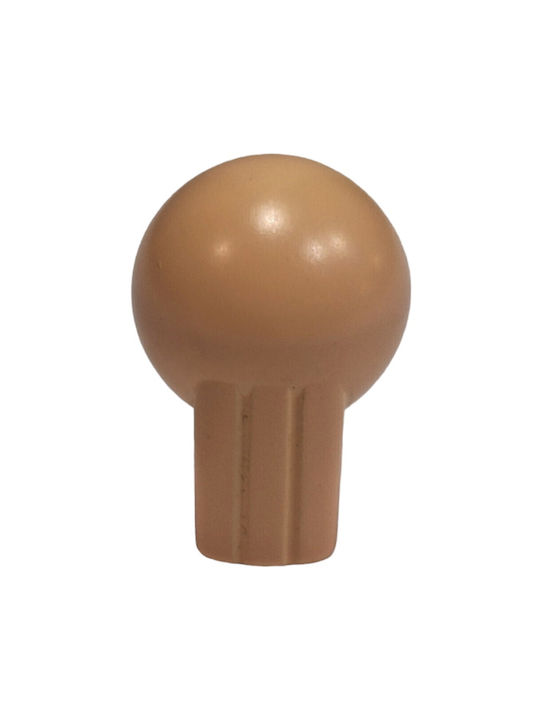 Italian Furniture Knob Eureka 0106-som1 Satin Plastic Diameter 21