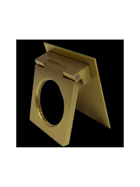 Ορειχάλκινο Ιταλικό Πόμολο Επίπλου Omp Porro 10614-oro1 Χρυσο-ματ Διάσταση 3,2cm