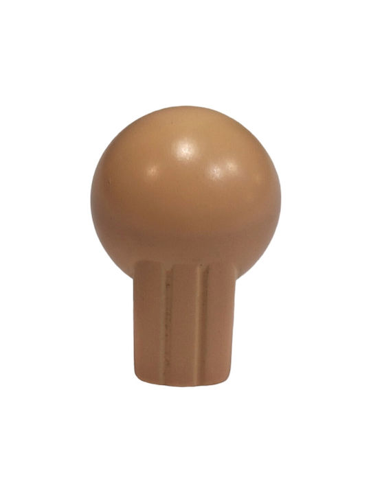 Italian Furniture Knob Eureka 0106-som1 Satin Plastic Diameter 21