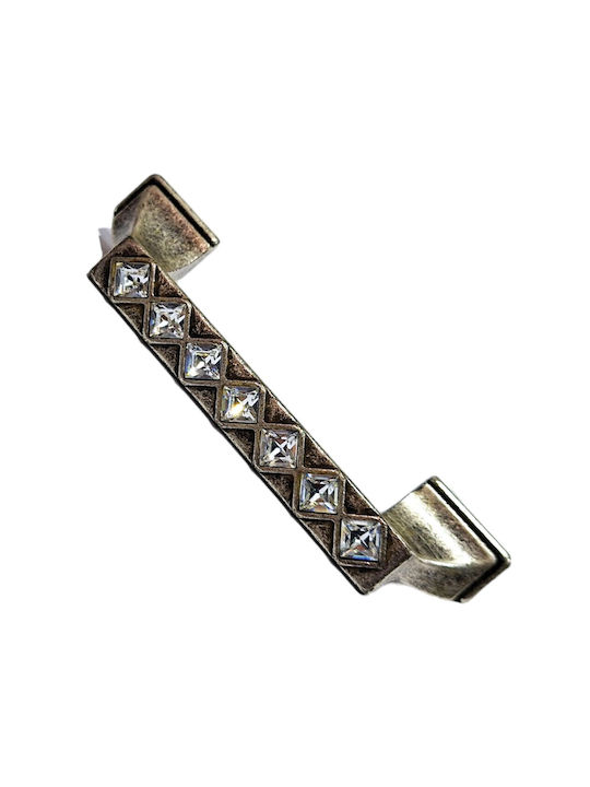 Italian Handle Swarovski Euro-fer 0127-096-swa1 Diameter 9.6cm