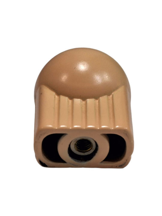 Italian Furniture Knob Eureka 0106-som1 Satin Plastic Diameter 21