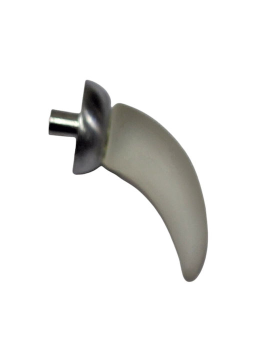 Italienischer Möbelgriff Steel-nova 7006-10c1 Murano Kristall Maße 20×20×35 Mm
