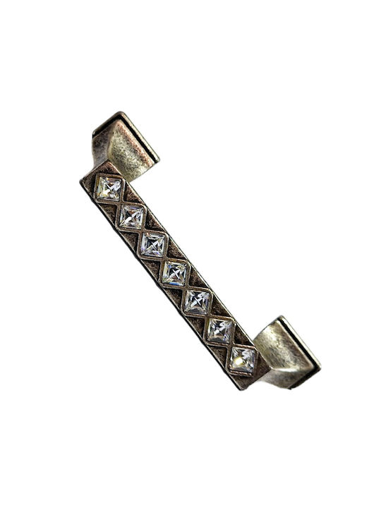 Italian Handle Swarovski Euro-fer 0127-096-swa1 Diameter 9.6cm