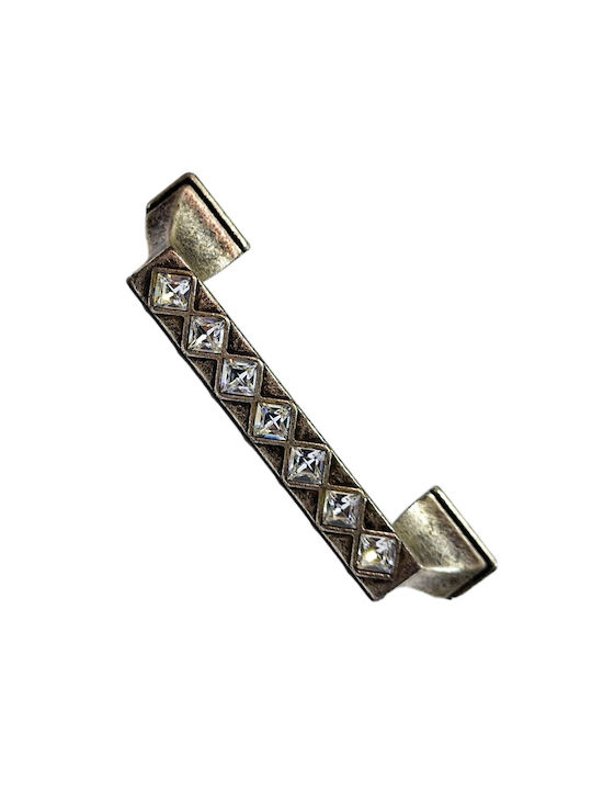 Italian Handle Swarovski Euro-fer 0127-096-swa1 Diameter 9.6cm