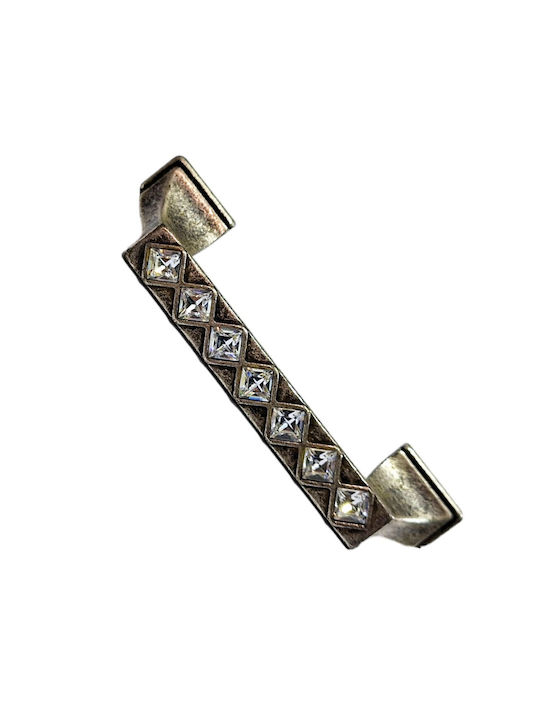 Italian Handle Swarovski Euro-fer 0127-096-swa1 Diameter 9.6cm