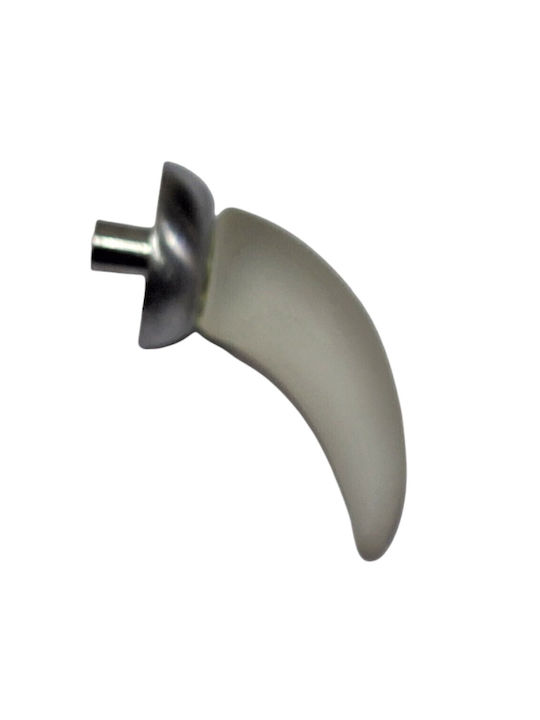 Italienischer Möbelgriff Steel-nova 7006-10c1 Murano Kristall Maße 20×20×35 Mm