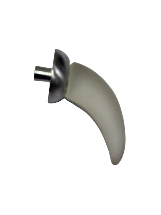 Italienischer Möbelgriff Steel-nova 7006-10c1 Murano Kristall Maße 20×20×35 Mm