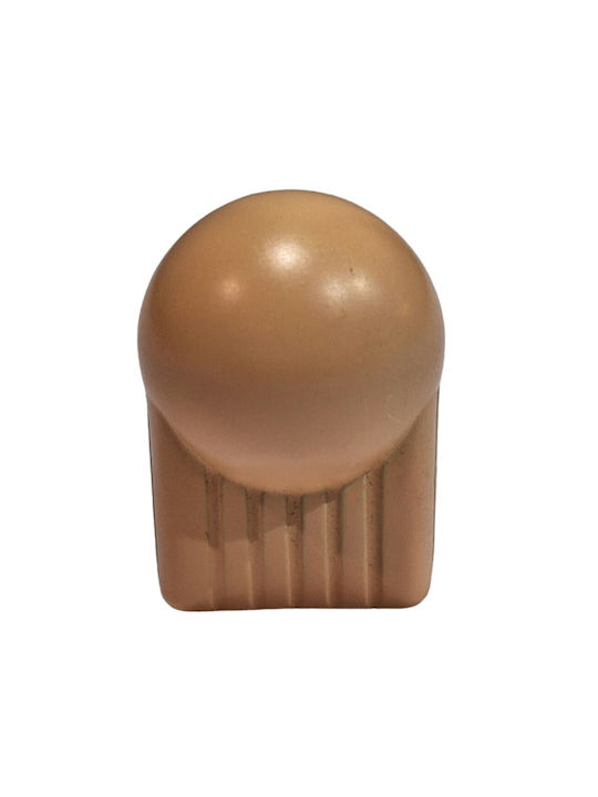 Italian Furniture Knob Eureka 0106-som1 Satin Plastic Diameter 21