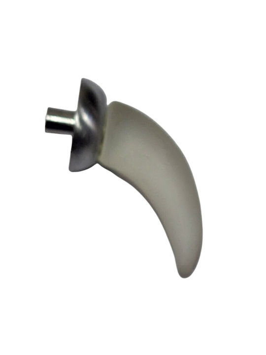 Italienischer Möbelgriff Steel-nova 7006-10c1 Murano Kristall Maße 20×20×35 Mm
