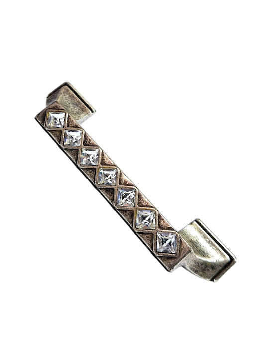 Italian Handle Swarovski Euro-fer 0127-096-swa1 Diameter 9.6cm