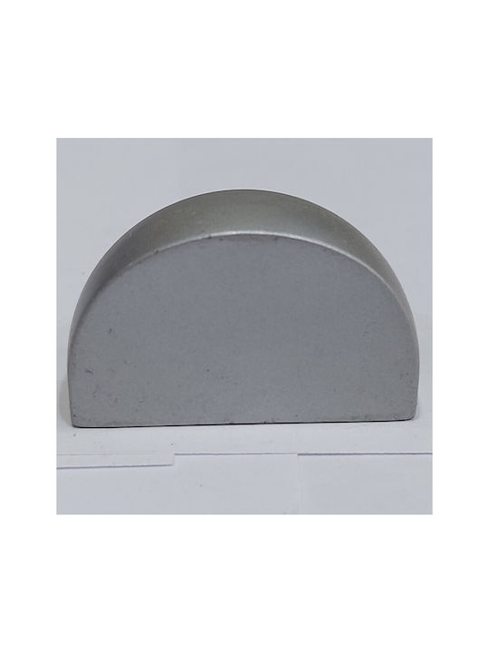 Italienischer Möbelgriff Eureka 0995-032-10c1 Chrom matt 3,2cm Durchmesser