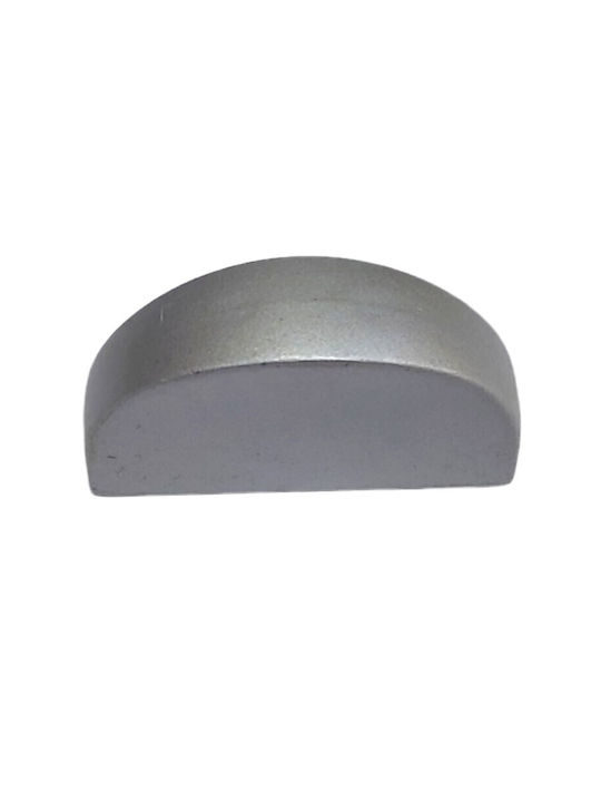 Italienischer Möbelgriff Eureka 0995-032-10c1 Chrom matt 3,2cm Durchmesser