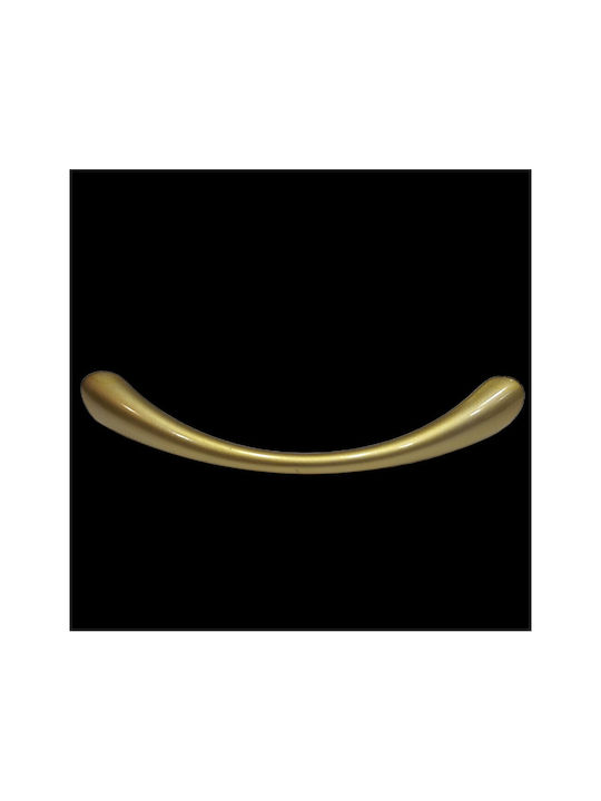 Mâner pentru mobilier Eureka 11078-096-may Auriu-mat Dimensiune 9,6cm