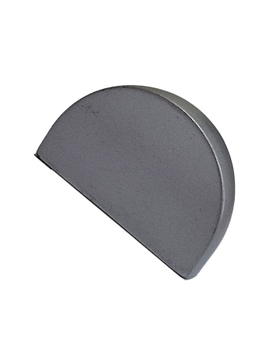 Italienischer Möbelgriff Eureka 0995-032-10c1 Chrom matt 3,2cm Durchmesser