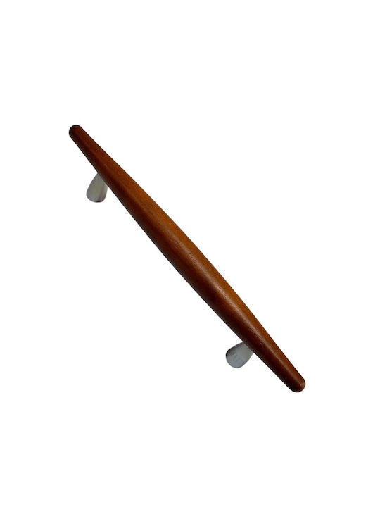 Wooden Italian Furniture Handle Eureka 5501-128-cil1 Zamak Cherry Dimension 12.8cm