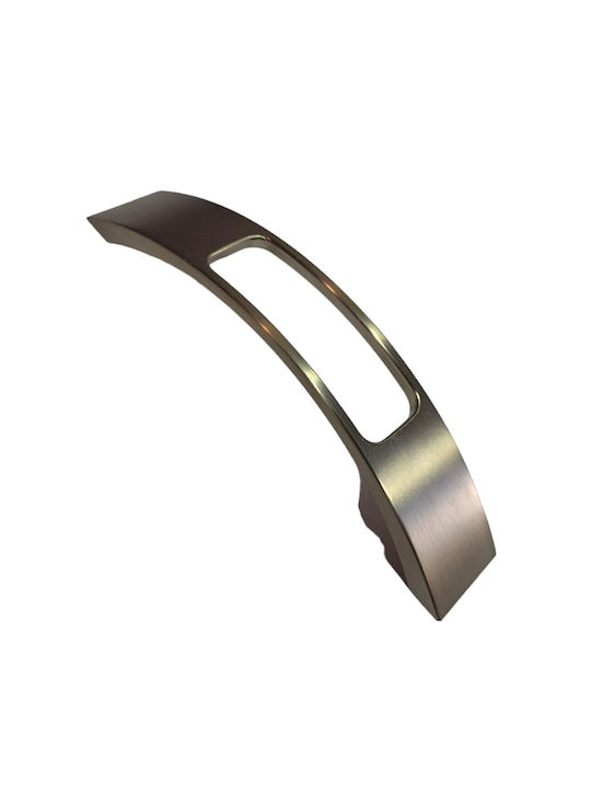 Mâner pentru mobilier Furnipart 7501-160-0g Culoare Full Face Argintiu Dimensiune 16,0cm Nikel-mat