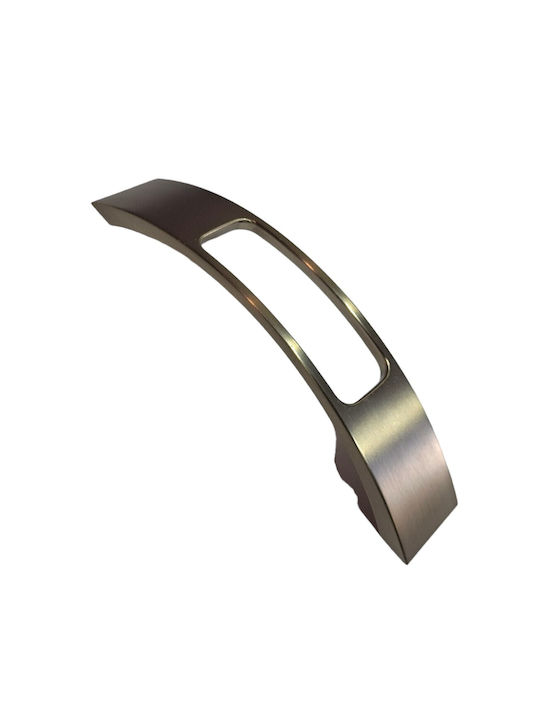 Mâner pentru mobilier Furnipart 7501-160-0g Culoare Full Face Argintiu Dimensiune 16,0cm Nikel-mat