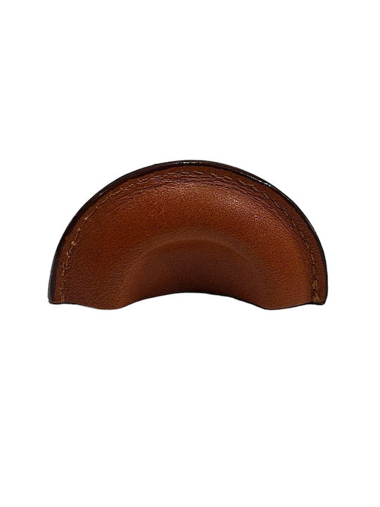 Buton Din Piele Daneze pentru Mobilier Furnipart 7104-kaf1 Lungime Totală 3,2cm Culoare Full Face Maro Piele