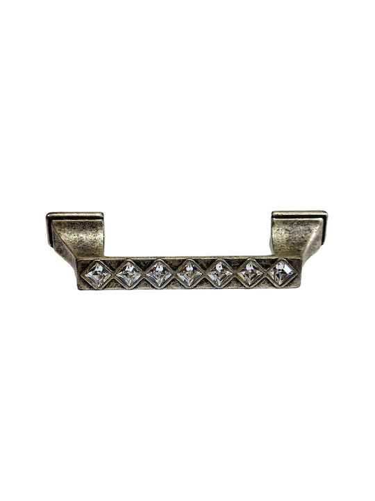 Italian Handle Swarovski Euro-fer 0127-096-swa1 Diameter 9.6cm