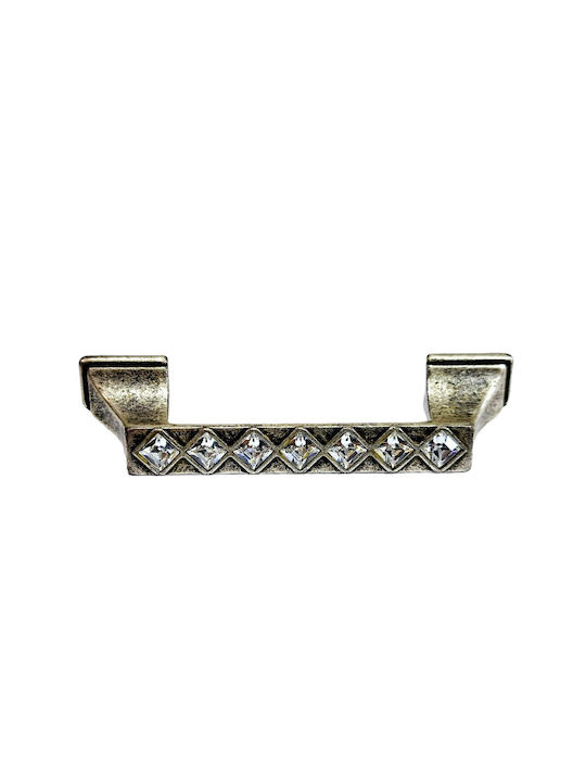 Italian Handle Swarovski Euro-fer 0127-096-swa1 Diameter 9.6cm