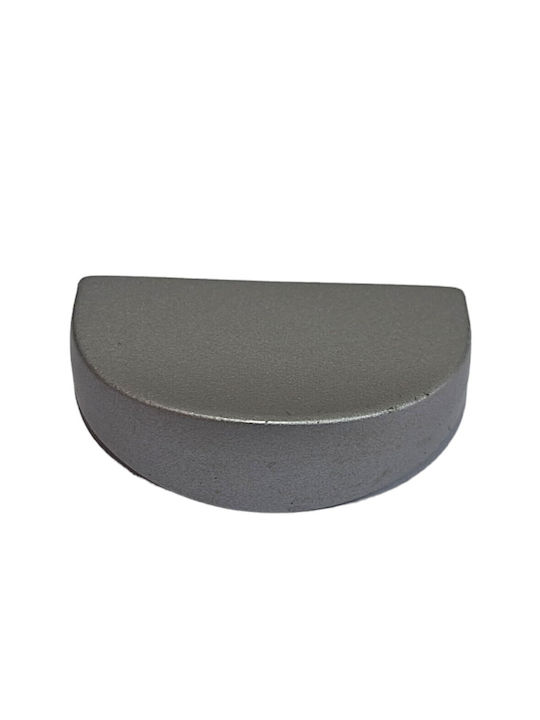Italienischer Möbelgriff Eureka 0995-032-10c1 Chrom matt 3,2cm Durchmesser