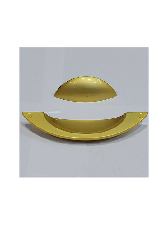 Mânere pentru mobilier Euro-fer 0003-20a1 Diametru 3,2cm Auriu-mat