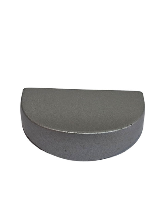 Italienischer Möbelgriff Eureka 0995-032-10c1 Chrom matt 3,2cm Durchmesser