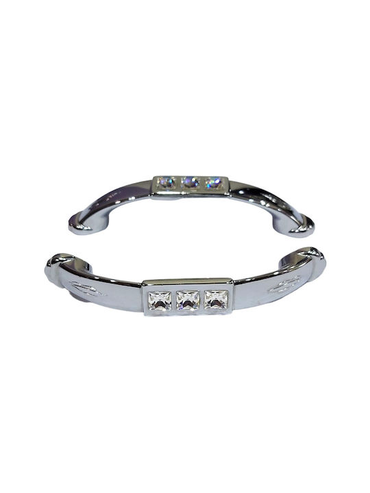 Italian Handle Swarovski Euro-fer 0129-096-swi1 Diameter 9.6cm