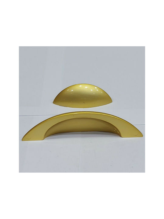 Mânere pentru mobilier Euro-fer 0003-20a1 Diametru 3,2cm Auriu-mat