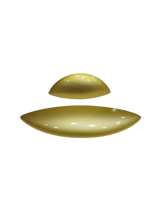 Mânere Pentru Mobilier Euro-fer 0003-20a2 Diametru 6,4cm Auriu-mat