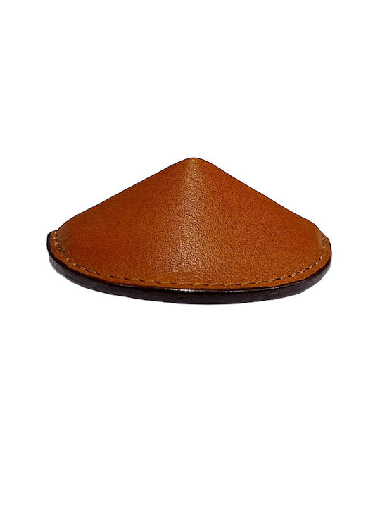 Buton Din Piele Daneze pentru Mobilier Furnipart 7104-kaf1 Lungime Totală 3,2cm Culoare Full Face Maro Piele