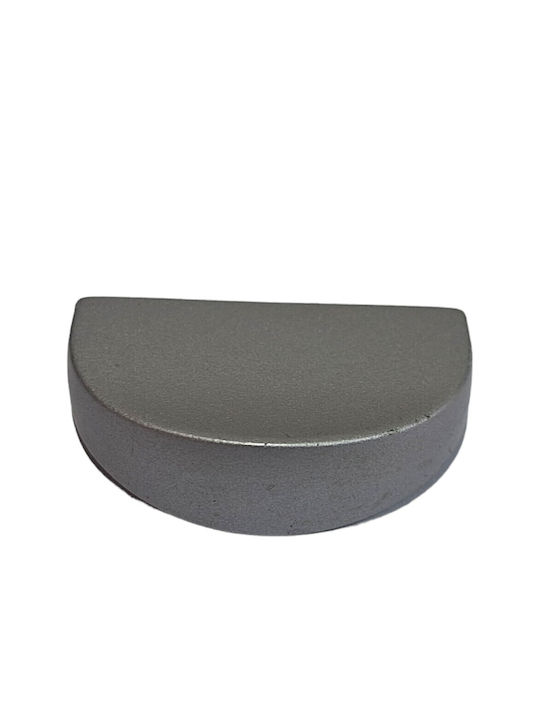 Italienischer Möbelgriff Eureka 0995-032-10c1 Chrom matt 3,2cm Durchmesser