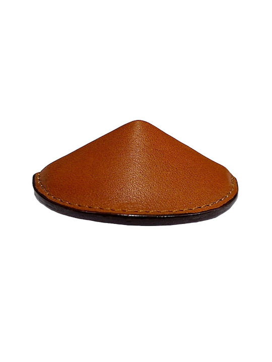 Buton Din Piele Daneze pentru Mobilier Furnipart 7104-kaf1 Lungime Totală 3,2cm Culoare Full Face Maro Piele