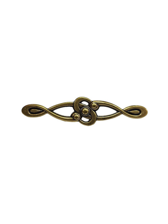 Italian Furniture Handle Euro-fer 0193-brz1 Bronze Diameter 12.8cm