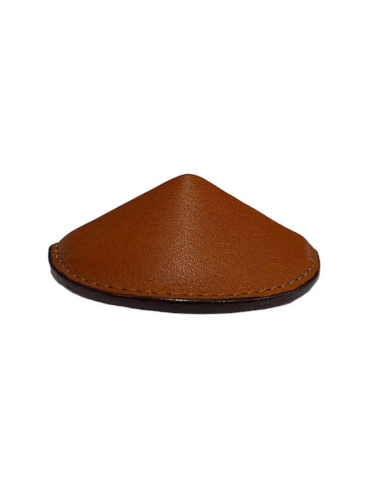 Buton Din Piele Daneze pentru Mobilier Furnipart 7104-kaf1 Lungime Totală 3,2cm Culoare Full Face Maro Piele