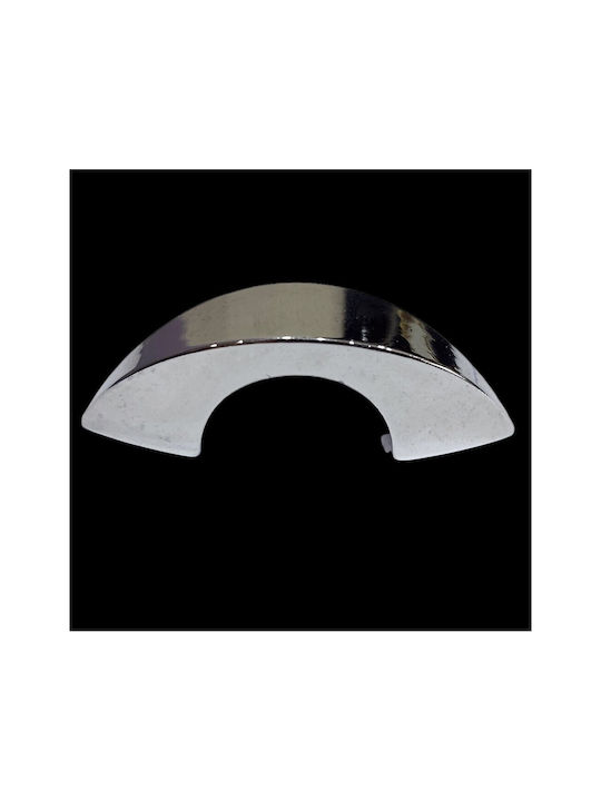 Italienischer Möbelgriff Eureka 0936-032-ino Chrom Hochglanz Durchmesser 3,2cm