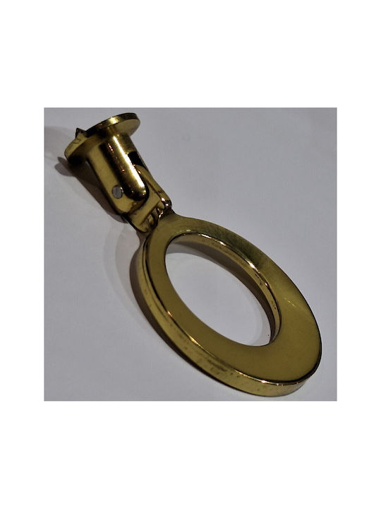 Handmade Brass Furniture Knob Omp Porro 10610-oro1 Gold Polished Diameter 45