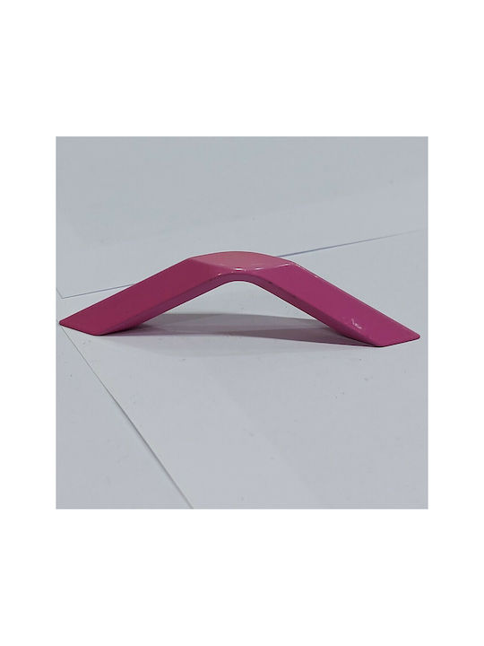 Ροζ Ιταλική Λαβή Επίπλου Eureka 4195-096-roz1 Διάσταση 9,6cm
