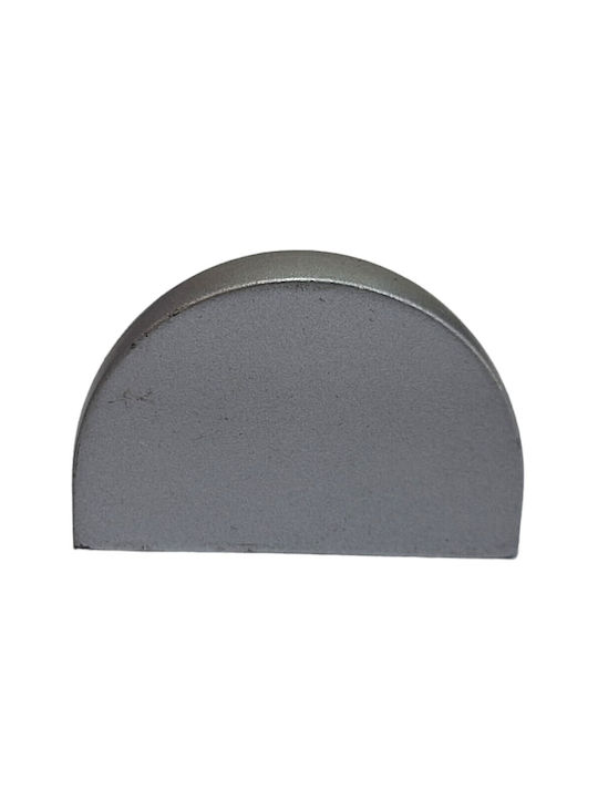 Italienischer Möbelgriff Eureka 0995-032-10c1 Chrom matt 3,2cm Durchmesser