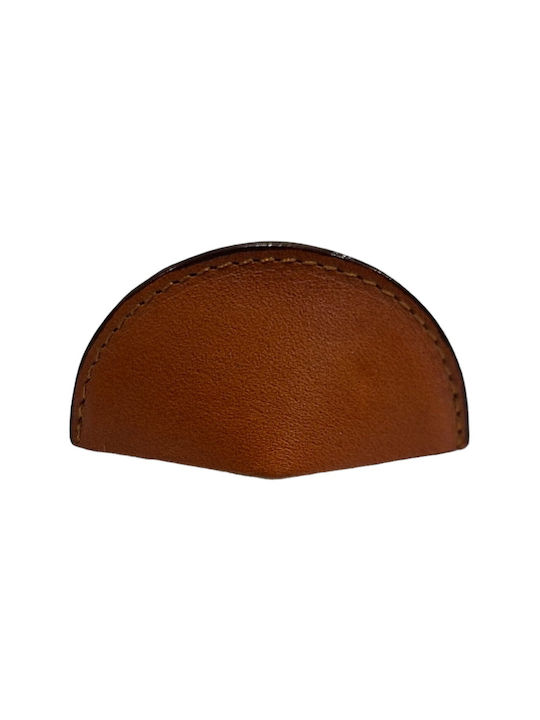 Buton Din Piele Daneze pentru Mobilier Furnipart 7104-kaf1 Lungime Totală 3,2cm Culoare Full Face Maro Piele