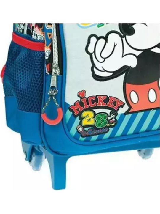 Gim Mickey School Trolley Bag Kindergarten With Water Bottle Holder Multicolour 12 Litre 25 x 15 x 30cm 2023